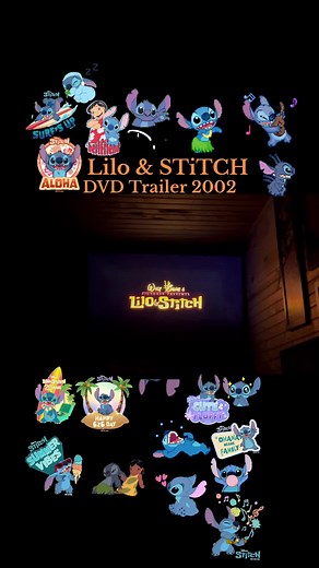 Lilo & Stitch Dvd Trailer 2002 #liloandstitch #disney #2002 #lilo #stitch #childhood