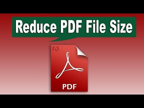 How to reduce PDF Document file size by using Adobe Acrobat Pro