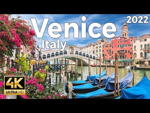 Venice 2022, Italy Walkin Tour (4k Ultra HD 60fps) - With Captions