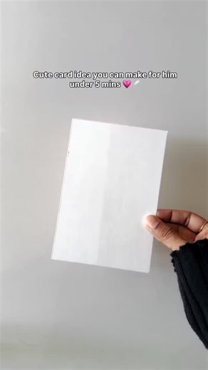 craftbyzahin on Instagram: "I ain’t going anywhere💋😌(send this to him) Cutest card idea!! #diy #giftideas #gifting #papercrafts"