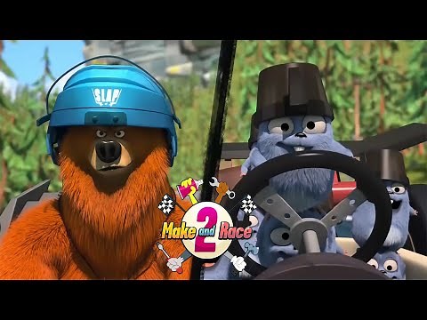 Make and Race 2 - Grizzy & the Lemmings Cartoon Racing Game Boomerang #grizzy #makeandrace2