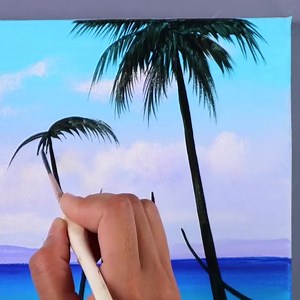 19K views · 705 reactions | Easy Beach Painting | Painting Skills | Facebook