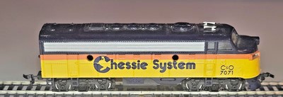 Bachmann HO Scale Chessie System C&O 7071 Diesel Locomotive Hong Kong | eBay