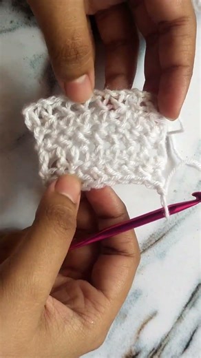 Yesterday's single crochet wasn’t perfect. Today I made it again.Progress over perfection.#crochet