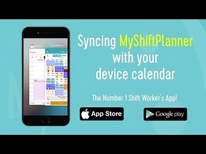 Syncing MyShiftPlanner with your Device Calendar