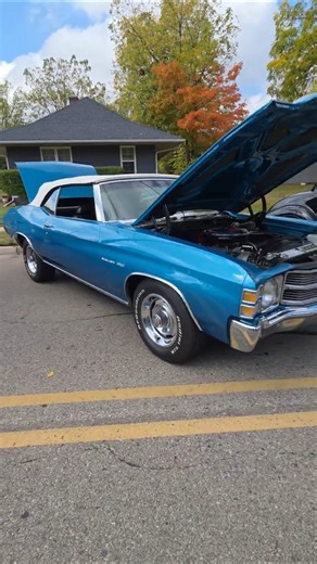 1971 Chevelle Malibu Convt. at the Tecumseh Appleumpkin Festival 2025
