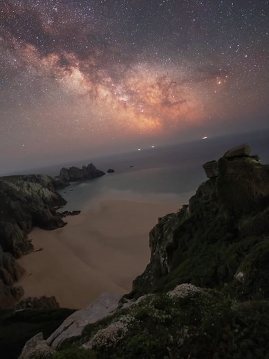 Stabilised Milky Way Timelapse Videos from Cornwall