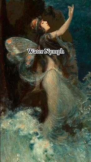 Water Nymph (1907) by Paul Swan #arthistory #mysteriousgirl