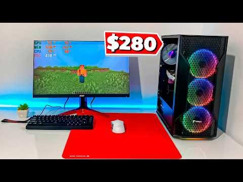 I ONLY Had $280 To Build A Gaming Setup...