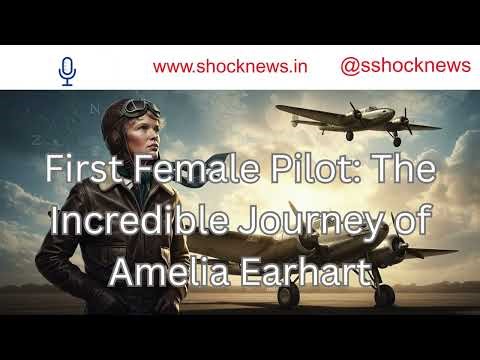 Amelia Earhart: First Female Pilot | The Incredible Journey of Aviation’s Trailblazer