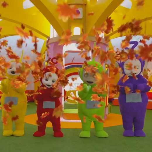The Teletubbies are celebrating the #FirstDayofFall, what’s the weather like in your part of the world today? | Teletubbies