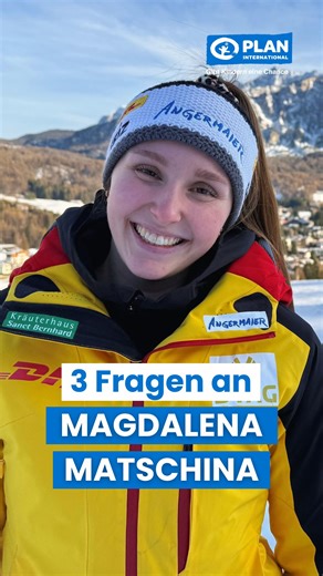 Magdalena Matschina ist deutsche Rennrodlerin im Doppelsitzer. Abseits des Eiskanals engagiert sie sich als Botschafterin der Sportinitiative von Plan International Deutschland, um gemeinsam mit uns darauf aufmerksam zu machen, dass jedes Kind die Chance auf eine selbstbestimmte Zukunft verdient. Ihr Engagement für Kinder zeigt sich ganz konkret in ihrer Patenschaft für Alicia aus Malawi – ein persönlicher Beitrag für die Zukunft von Kindern weltweit. Was sie motiviert, sich zu engagieren, und w