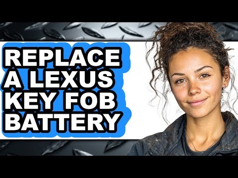 How to Replace a Lexus Key Fob Battery (only Way)