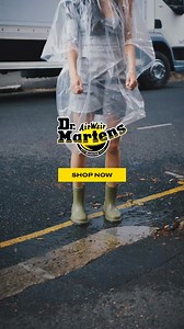 Defy the downpour. Our new 1460 Rain boot is built to get wet so you can stay dry. | Dr. Martens