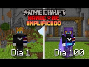 SOBREVIVÍ 100 Días en un MUNDO AMPLIFICADO en Minecraft HARDCORE... Esto es lo que pasó