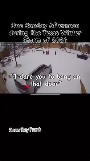 Snow Day Prank in Texas! #winter #snow #kids #prank #winterstorm #funny
