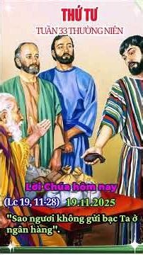 Thứ tư tuần 31 thường niên ngày 19.11.2025 #vnxloichua