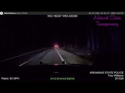 Pursuit US-371/Columbia 12 Magnolia Columbia Co Arkansas State Police Troop G Traffic Series Ep 1844