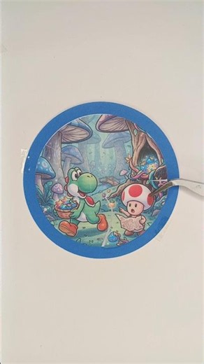 yoshi x toad wandering in the mushroom forest! #yoshi #toad #shortsvideo