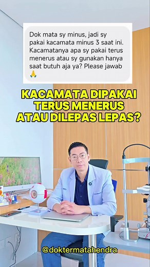 Pentingnya Menggunakan Kacamata Secara Terus Menerus: Tips dari Dokter Mata