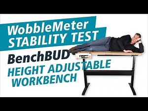 WobbleMeter Stability Test: BenchBUD Electric Height Adjustable Workbench