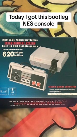 The bootleg NES console with 620 games in 1. #nintendo #nes #console #games #bootleg #fake #amazon #mario #foryourpage