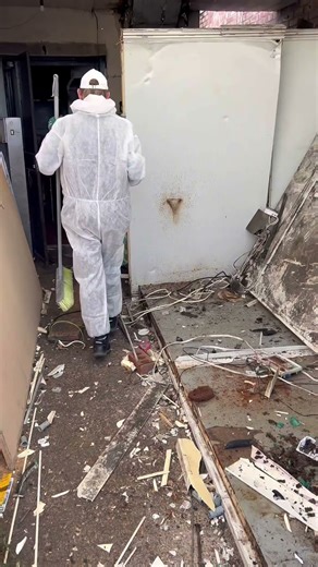 Removal of walk in refrigerator - for anything you need dismantling get in touch