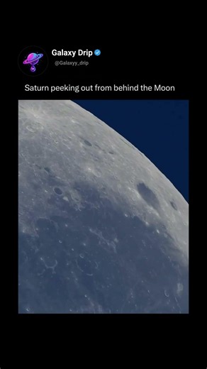 The Moon Just Swallowed Saturn… Watch What Happens Next 🌕🪐 #shorts #space #universe #moon #saturn