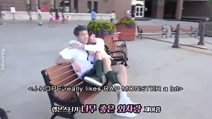 hoseok insisting on getting a piggyback ride & asking joon to imitate what he is doing still sends 🤣 ctto. ~KookieWifeu💜 | BTS with LUV⁷