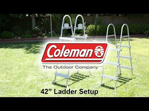 Coleman 42 Inch Ladder Setup