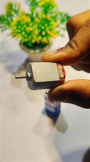 DIY Mini Fan Making 🔥 | 9V Battery + DC Motor Easy Project | Part 1 #shorts
