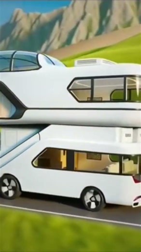 Dream Ride AI | Futuristic Multi-Level Luxury Motorhome 🚐✨ #luxurymotorhome