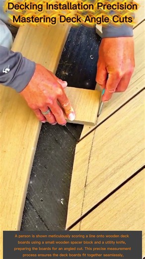 This 1 Simple Block Fixes All Your Deck Cutting Mistakes How to Cut Decking Angles Like a Pro