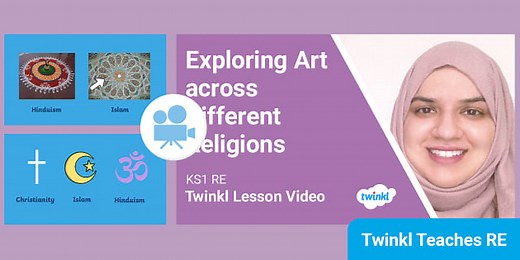 KS1 (Ages 5-7) Interfaith Art Video Lesson