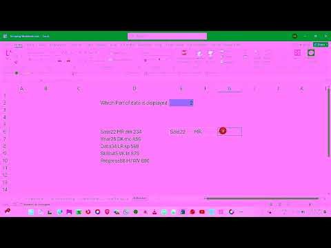 Data Extractions in Excel