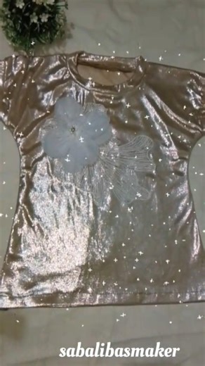 how to make T-shirt 👕#baby girl T-shirt design #eid special top design #sabalibasmaker #