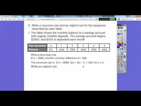 Constructing Arithmetic Sequences - Lesson 4.2 (Part 1)