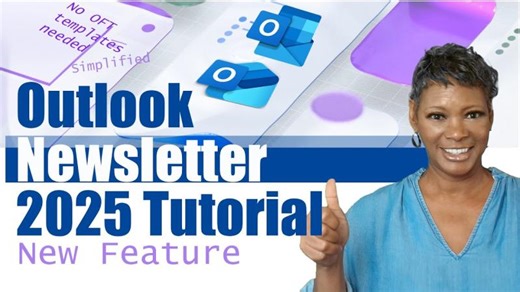 Create Outlook Newsletters – Simplified for 2025 Tutorial | Andreas Sieber