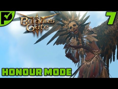 How to beat Harpies - Baldur's Gate 3 Honor Mode Walkthrough Ep. 7 [Dark Urge / Bard]