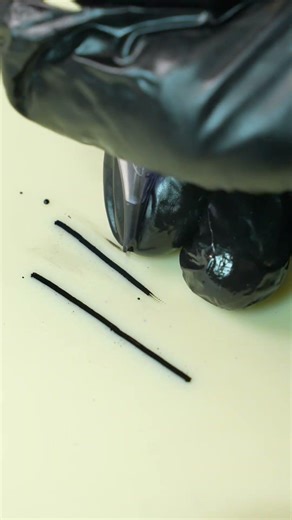 How to properly connect your lines for smooth, even color. #tattoo #tattoocartridge