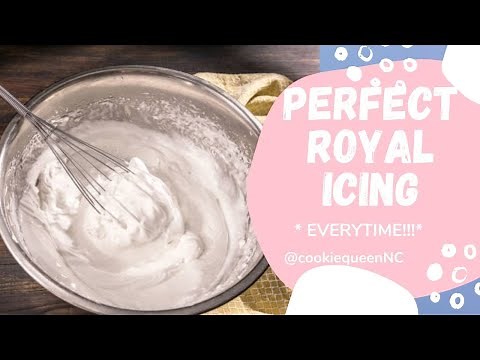 Cookie Queen Tested & Perfected Royal Icing Recipe PLUS Flood & Decorating Icing Consistency