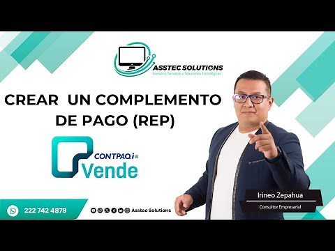 Crear un complemento de pago o REP en Vende el nuevo sistemas de facturacion en la nube de CONTPAQi