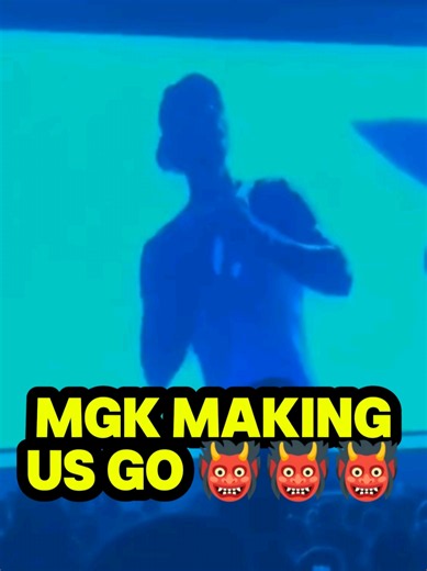 This fan's reaction was iconic. 😭 I’d scream like that too if mgk ripped his shirt like that. 📝: mgk is currently on the Lost Americana tour with Wiz Khalifa this summer. On May 23, 2026, mgk performed at The Cynthia Woods Mitchell Pavilion in Houston, Texas. During the concert, mgk delivered a wild moment by ripping off his shirt before performing “my ex’s best friend,” sending the crowd into a frenzy of screams and cheers. One fan’s reaction, in particular, stood out as especially iconic. \u