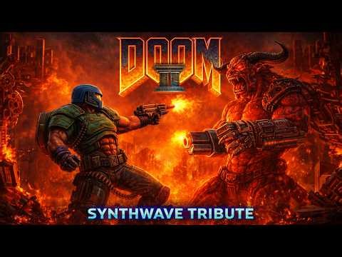 DOOM II • Flesh and Metal | Heavy Dark Synthwave • Darkwave • Focus Mix