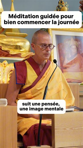 🧘‍♂️ Une pause de 3 minutes pour revenir au calme. Guidée par Guèn Tonpa, enseignant principal du CMK Paris, cette courte méditation est un petit cadeau pour bien démarrer la journée. Si la méditation sur le souffle n'est pas une fin en soi (https://www.instagram.com/reel/DP1dvUPiNpT/?utm_source=ig_web_copy_link&igsh=MzRlODBiNWFlZA==), elle est déjà très puissante pour apaiser l’esprit, relâcher les tensions et diminuer le stress. 💗 👉 Installe-toi confortablement 👉 Suis la voix de Guèn Tonpa
