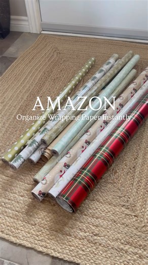 ✨AMAZON Wrapping Paper Organization Storage ◆ Shop ⤷ https://amzn.to/4pJWwS6