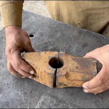 Broken AXLE Hammer Split in Two | Incredible Repairing Skills #welding #weldingworks
