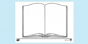 Book Colouring Sheet