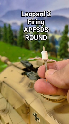 leopard 2A7 firing APFSDS round #trending #shorts #tank #foryou