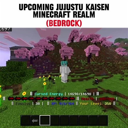 #jujustukaisen #minecraft #realm #anime #modded